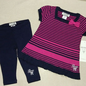 Guess Kids Baby Girl 2 pc Set, sz 12M